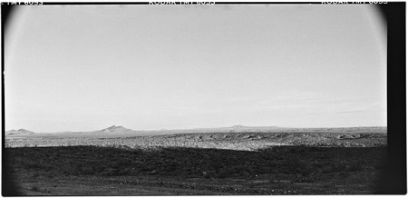 Cerro San Juan de Dios, center, with Cerro Matomí in the distance