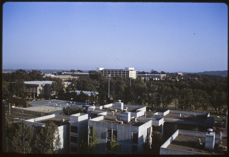 Urey Hall from Tenaya and Tioga Hall, view from southeast