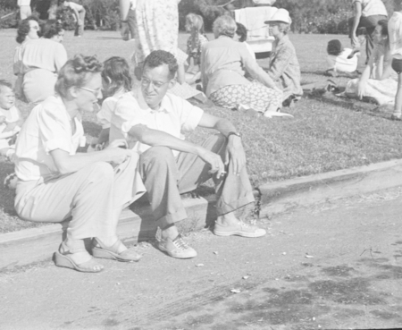 Scripps Picnic Aug. 1945. Ginger and Lowry McHugh