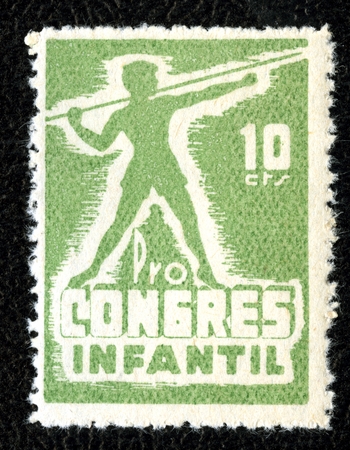 Spanish Civil War Stamp: Children and Orphans