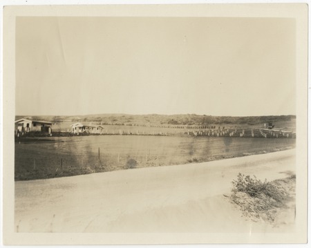 Landscape scene following 1916 flood