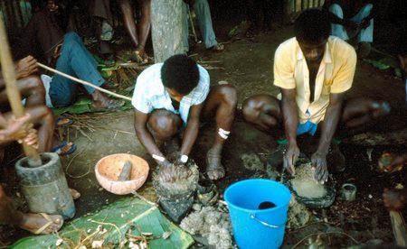 Young Men Grind Kava