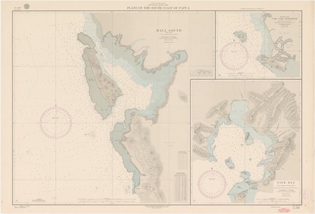 South Pacific Ocean : New Guinea-south coast : plans on the south coast of Papua