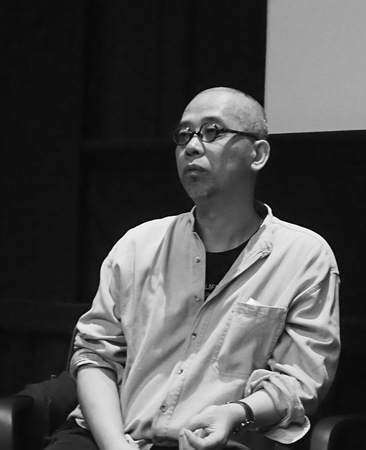 Wu Wenguang at documentary film festival in NYC 1 of 2
