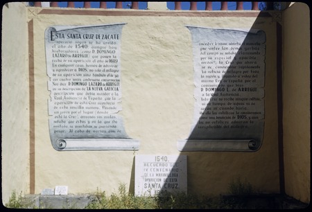 Explanation of the Cruz de Zacate in Tepic