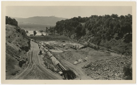Construction of the flood culvert at Warner&#39;s Ranch