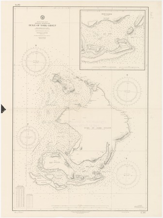South Pacific Ocean : Bismarck Archipelago : Duke of York Group