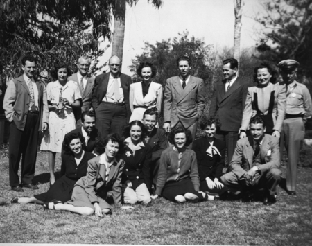 Group portrait, University of California Division of War Research
