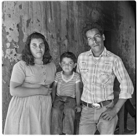Alfredo Gaxiola, wife and son (Adan) at Rancho Compostela