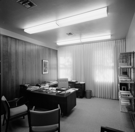 Office of the Dean (interior, looking south), Building 255, UC San Diego