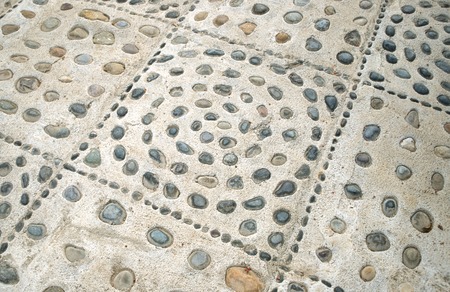 La Casita en la Colonia Altamira Calle Rio de Janeiro No. 6757, Tijuana: pebble mosaic floor of courtyard