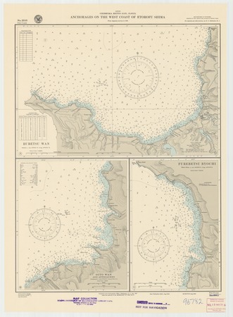 Japan : Chishima Retto (Kuril Islands) : anchorages on the west coast of Etorofu Shima