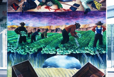 Chicano Park: Death of a Farmworker: detail