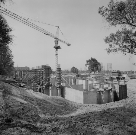 Construction on the campus of UC San Diego