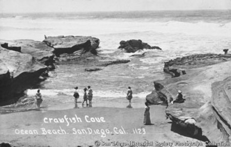 Crawfish Cove, Ocean Beach, San Diego, Cal[ifornia]