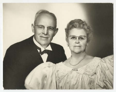 50th wedding anniversary portrait of Ed and Mary Fletcher