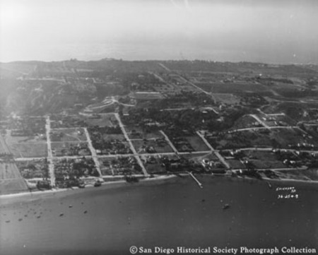 Aerial view of Roseville, Point Loma