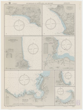 Japan : anchorages in Hokkaido and Honshu