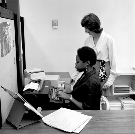 Women working in office, UC San Diego