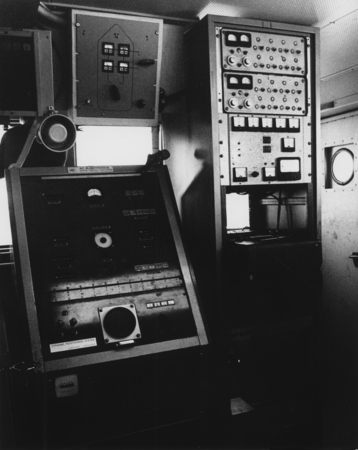 Motion Instrumentation Control - One of the many modifications made on D/V Glomar Challenger while in drydock before start...