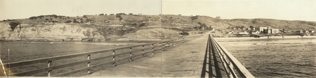 [Panorama of Scripps Institution of Oceanography taken from the pier, August 30, 1927]