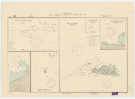 South Pacific Ocean : plans northeast of the New Hebrides Islands