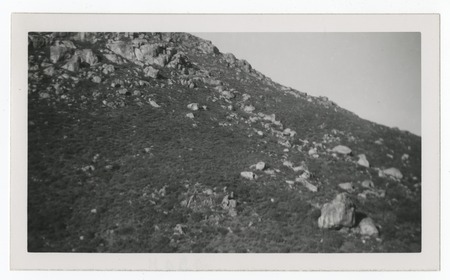 Hillside near El Capitan damsite