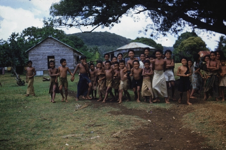 Children, Kios Vava&#39;u, Tonga Islands. Capricorn Expedition, January 6, 1953