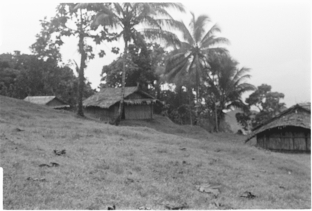 Kwaio Cultural Centre (in center) at Ngarinaasuru, above Sinalagu Harbour