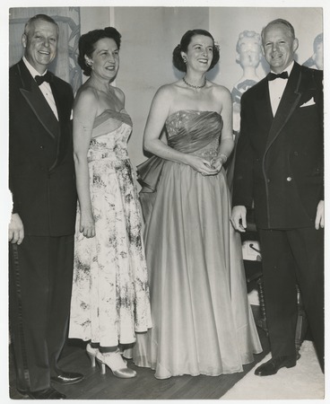 Charles and Jeannette Fletcher with Stephen and Louise Fletcher at event