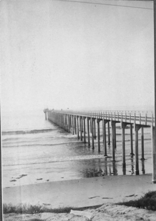 The pier at low tide