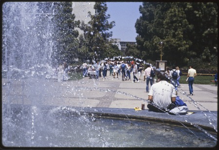 Revelle College Plaza fountain