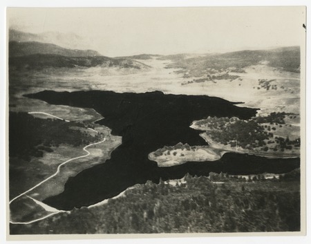 Aerial view of Lake Cuyamaca