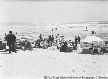 People enjoying a day at Ocean Beach