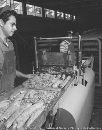 Cannery worker at Sun Harbor Packing Corporation