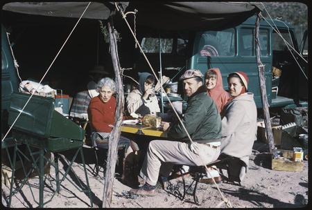 The Kenslers in camp near Portezuelo de Jamau