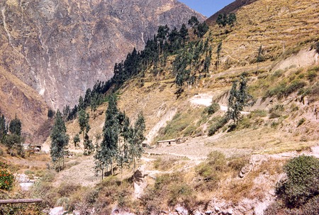 Rimac Valley mountain slopes, Peru