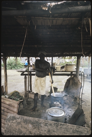 Man cooking