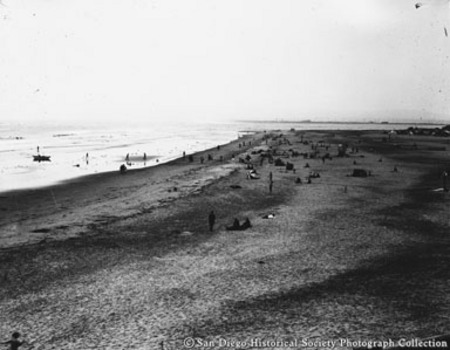 Mission Beach, looking north