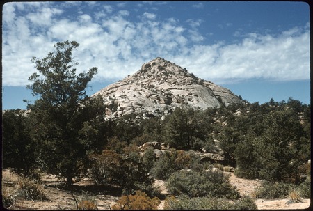 Peaks near El Tajo Canyon summit in Sierra Juárez