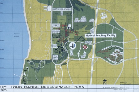 UC San Diego long range development plan showing Medical Teaching Facility