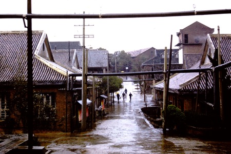Changsha Rubber Factory in the rain
