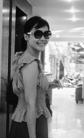 Hong Anh, actress and film director, in Hanoi