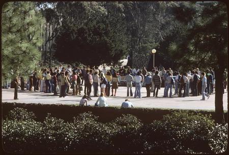 Students in Revelle Plaza