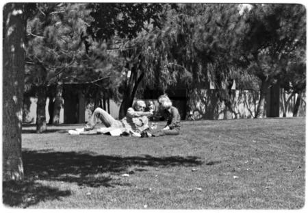 Students on lawn at Revelle College