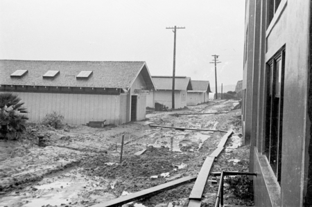 [Scripps Institution of Oceanography, Storm Damage, February 8, 1932]