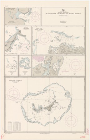 South Pacific Ocean : Bismarck Archipelago : plans in the Admiralty and Hermit Islands