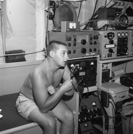 [Oceanographer talks on ship&#39;s radio]