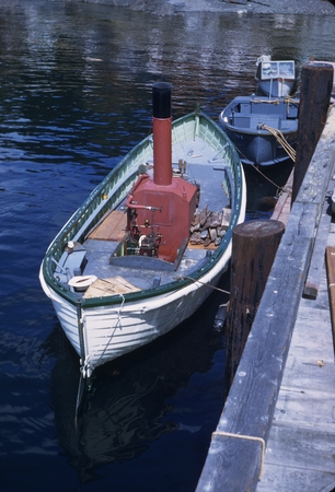 Thomas G. Thompson, Jr.&#39;s steamboat at Friday Harbor laboratory dock
