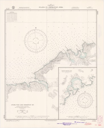 Japan : Chishima Retto (Kuril Islands) : plans in Shikotan Jima